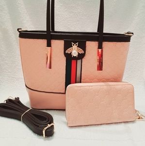 Rare diophy brand wallet/bag set